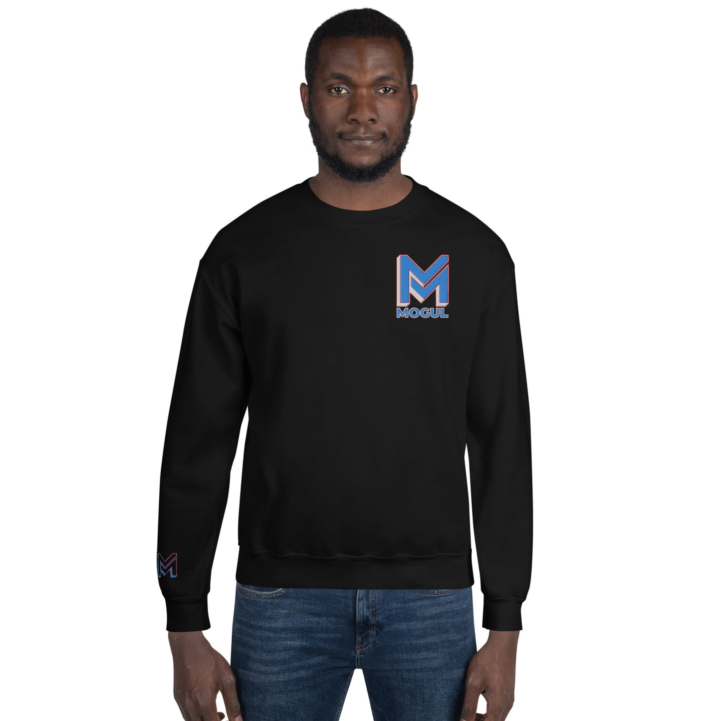 Mogul Brand Unisex Sweatshirt | Blue & Red
