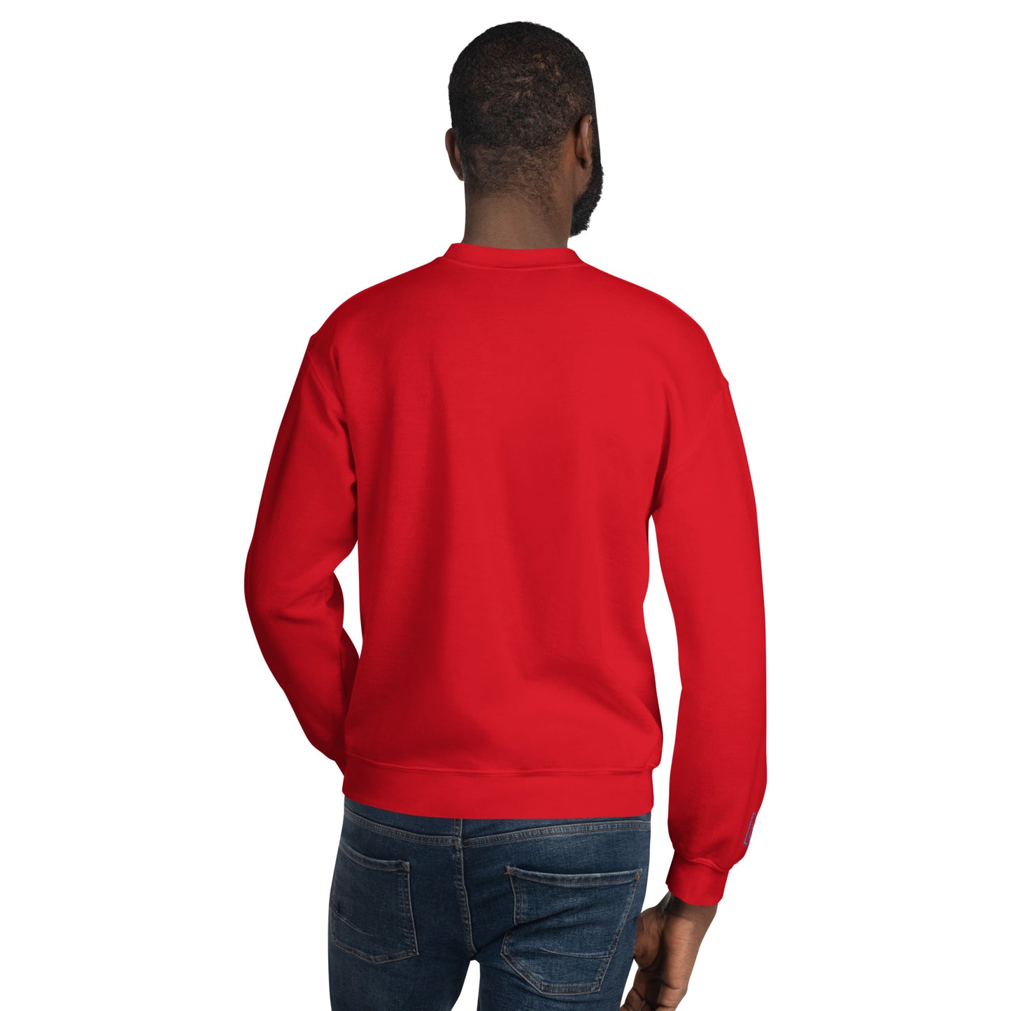 Mogul Brand Unisex Sweatshirt | Blue & Red