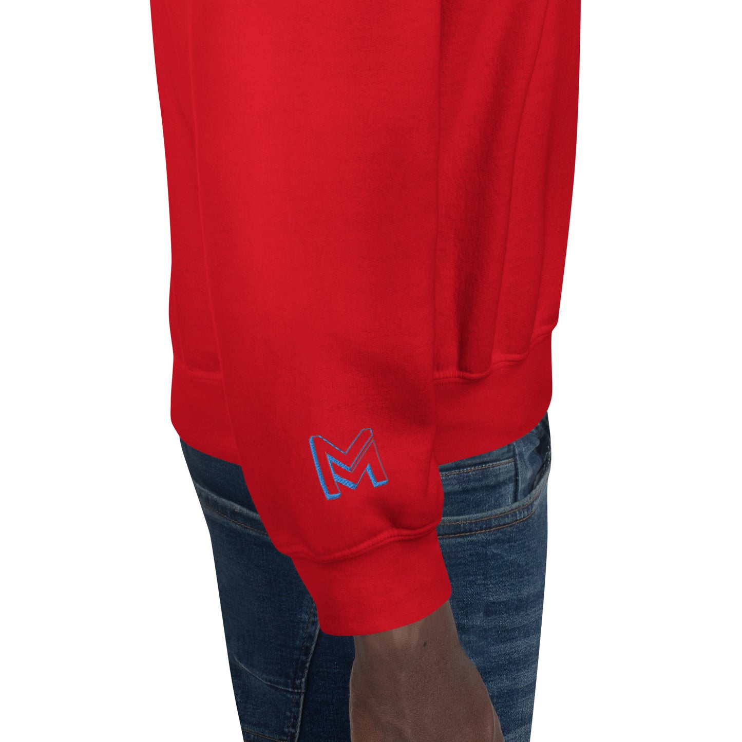 Mogul Brand Unisex Sweatshirt | Blue & Red