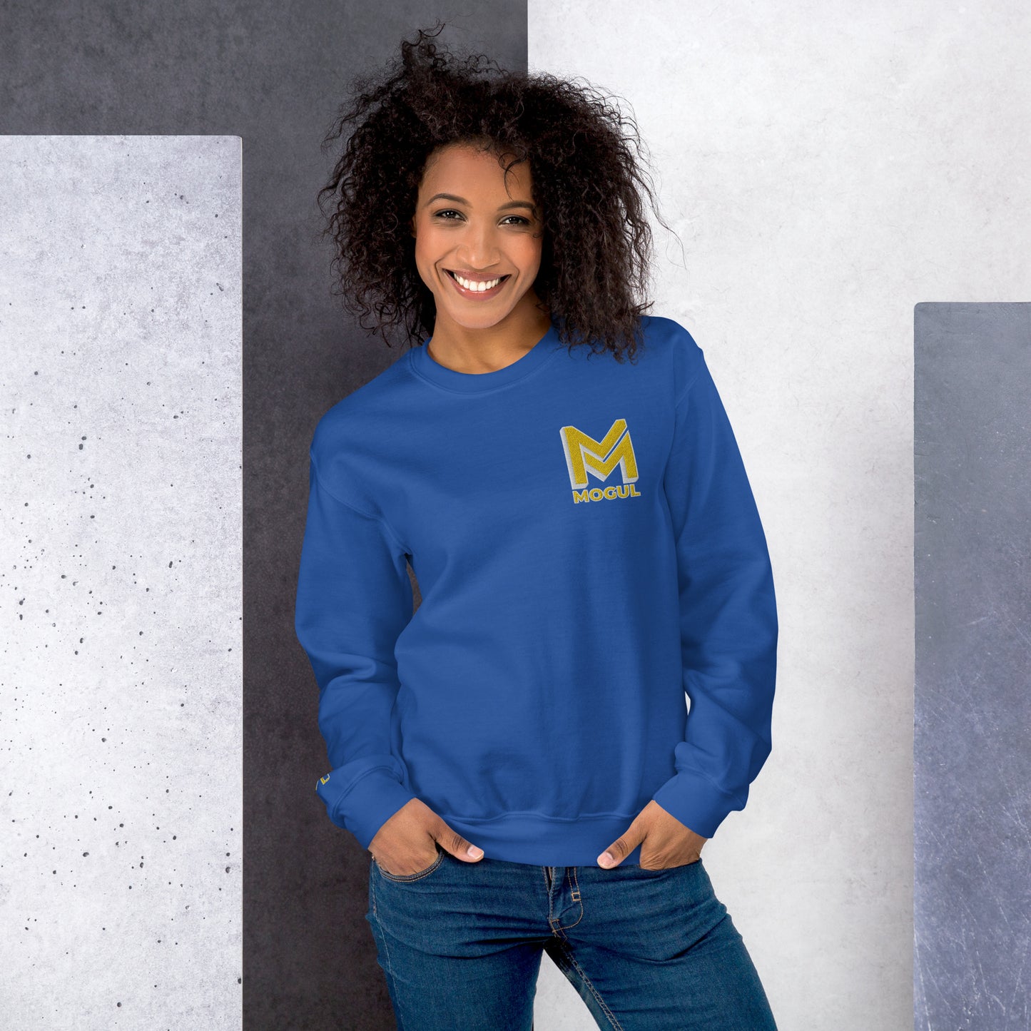 Mogul Brand Sweatshirt | Yellow & White Logo