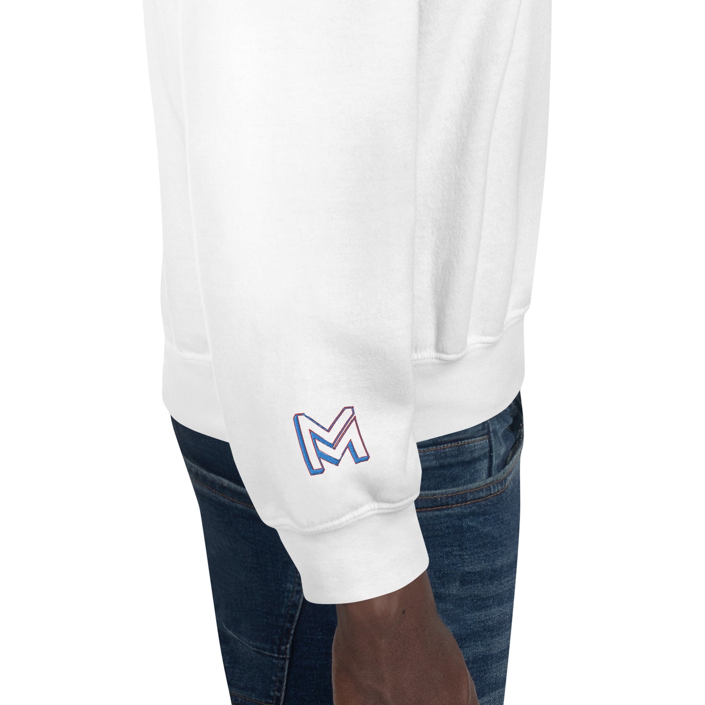 Mogul Brand Unisex Sweatshirt | Blue & Red