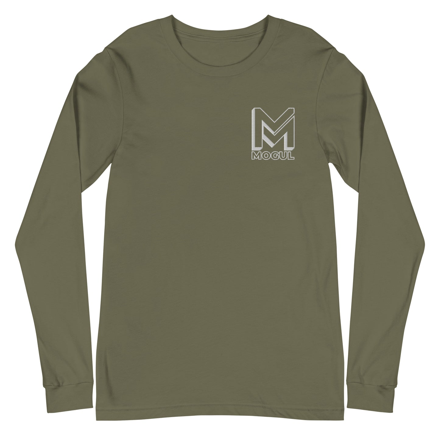 Long Sleeve Mogul Tee | White Logo
