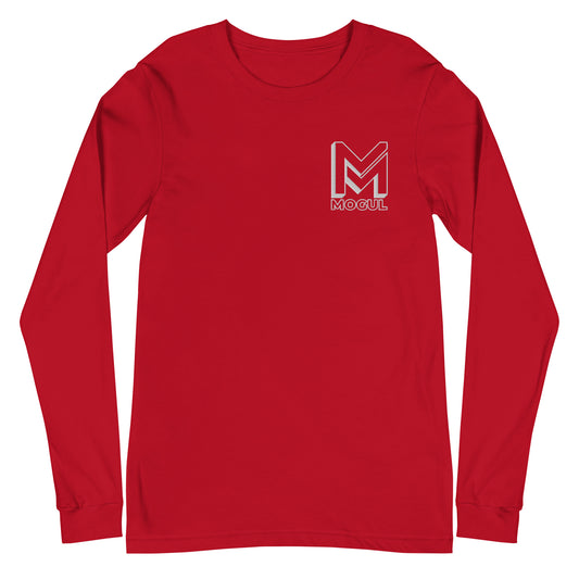 Long Sleeve Mogul Tee | White Logo