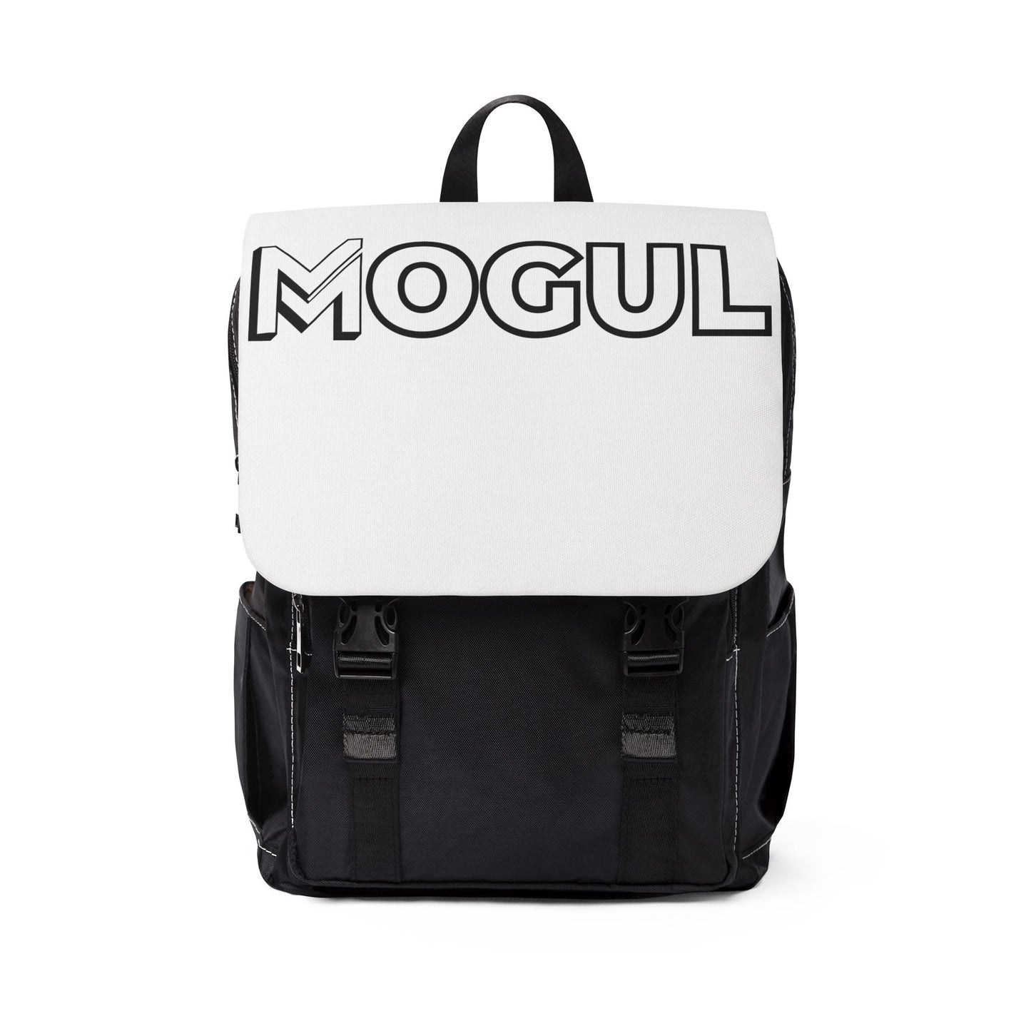 Mogul Black On White Backpack