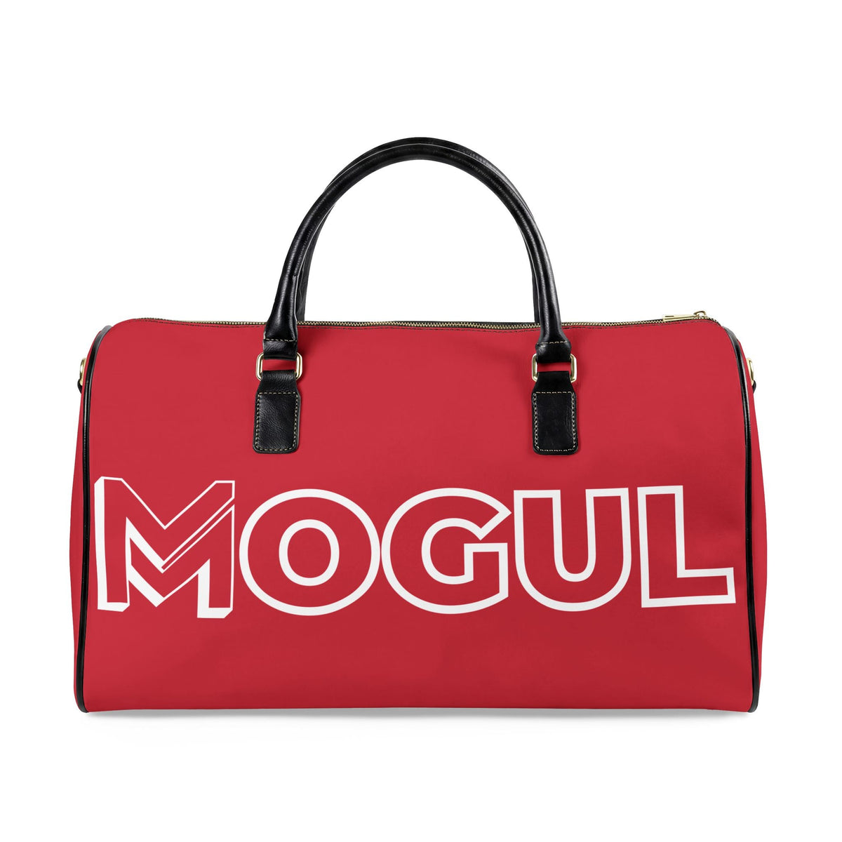 Mogul Leather Travel Bag - Crimson - back