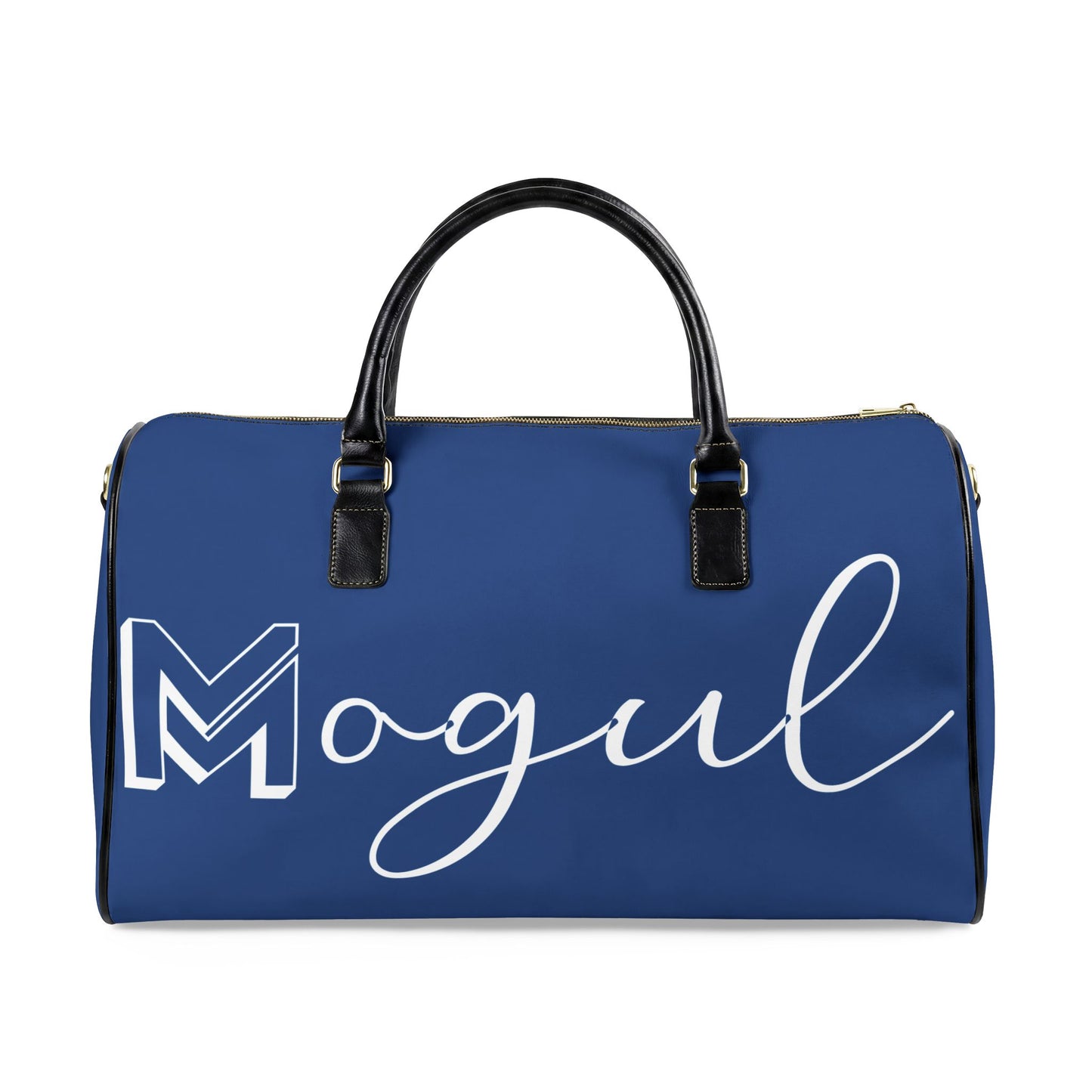 Mogul Women's Royal Blue Leather Travel Bag