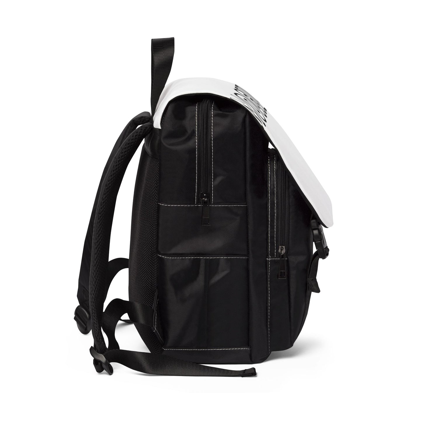 Mogul Black On White Backpack