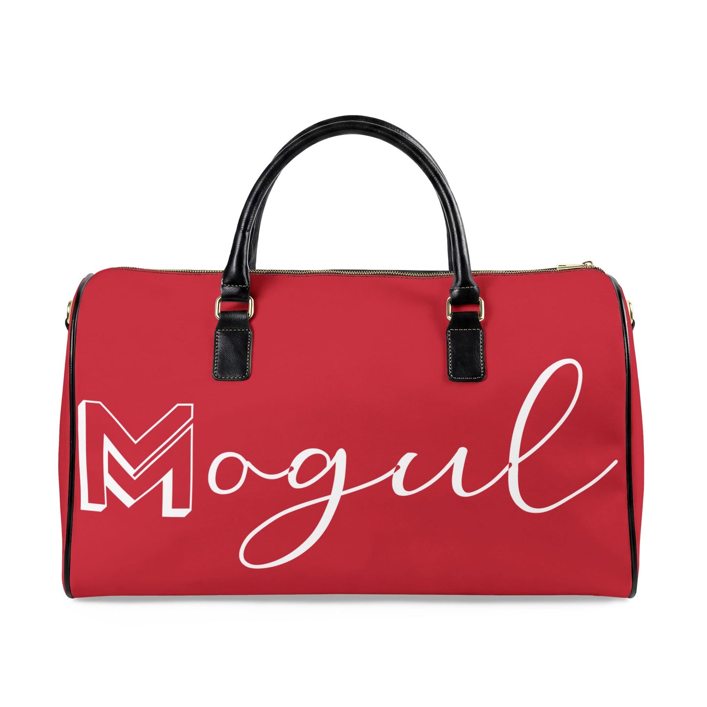 Mogul Women's Crimson Leather Travel Bag