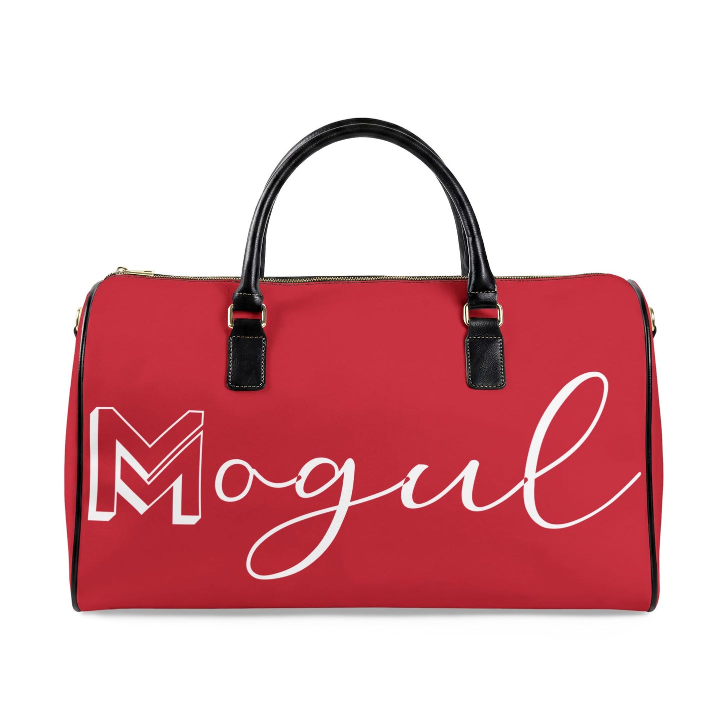 Mogul Women's Crimson Leather Travel Bag