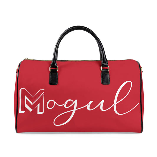 Mogul Women's Crimson Leather Travel Bag