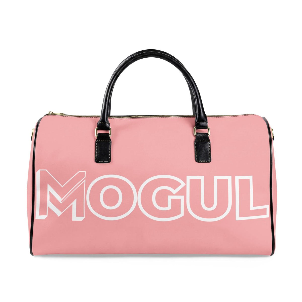 Mogul Leather Travel Bag - Pink - front