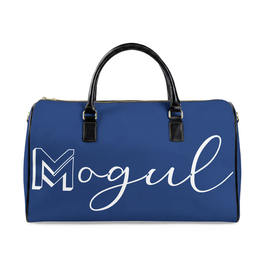 Mogul Women's Royal Blue Leather Travel Bag