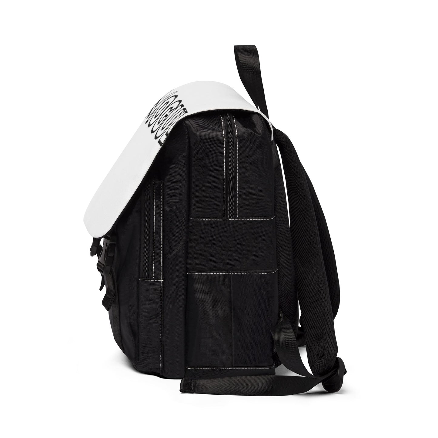 Mogul Black On White Backpack